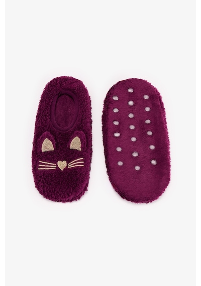 Penti Koyu Mor Cuteness Kedi Desenli Çetik