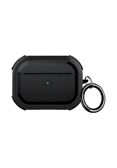 Airpods Pro 3 İle Uyumlu Armor Serisi Darbelere Karşı Ultra Güçlü Koruma Fiber Karbon Arka Tasarım Kılıf Siyah, Airpods Pro 3 2025
