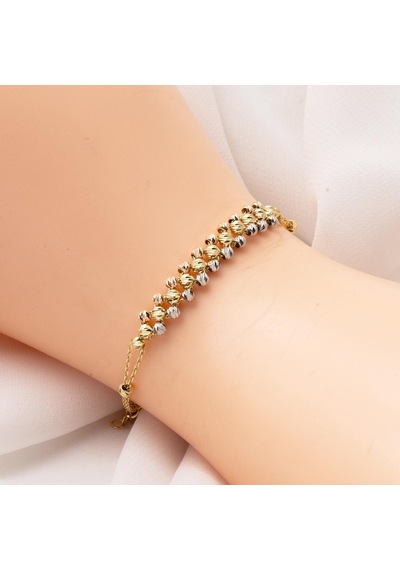 3 Renkli Top Altınlı 14 Ayar Bileklik Blsvu14k21390 Sarı Altın