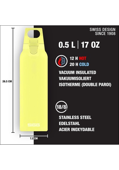 8788.20 H&c One 0.50 Litre Termos, Sarı
