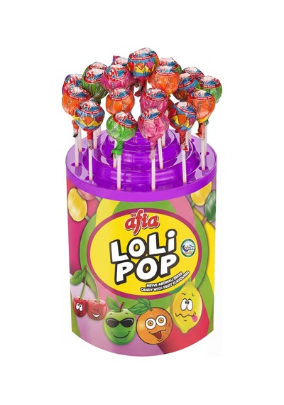 Afia Lolipop Meyve Aromalı Sert Şeker 120x10 Gr