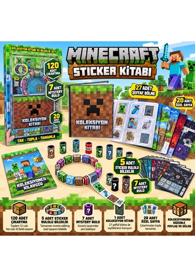 Minecraft Sticker Kitabı