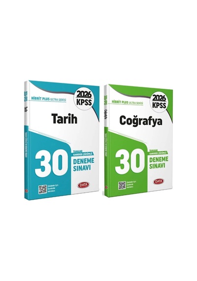 Data Yayınları 2026 Kpss Tarih Ve Coğrafya Deneme Seti 2 Kitap