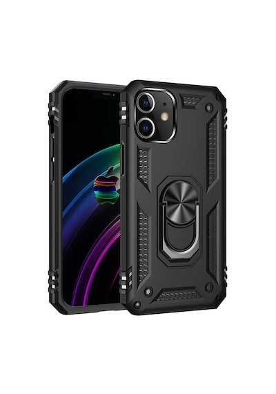 Zore Apple Uyumlu iPhone 12 Mini  Vega Kılıf-siyah Siyah