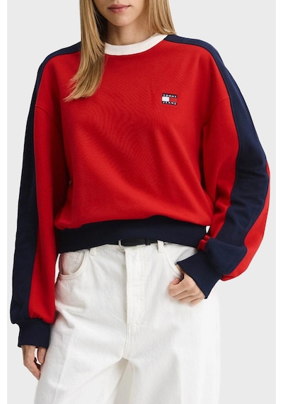 Tommy Jeans % 100 Pamuk Renk Bloklu Bisiklet Yaka Sweat Kadın Sweat Dw0dw22826 Xk9 Kırmızı Tommy Jeans % 100 Pamuk Renk Bloklu Bisiklet Yaka Sweat Kadın Sweat Dw0dw22826 Xk9 Kırmızı