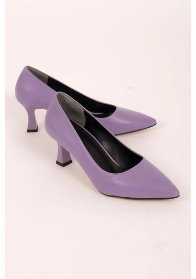 Preshley Kadın Sity Lila 6 Cm İnce Topuklu Stiletto Lila