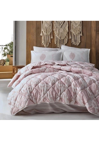 Clasy %100 Pamuk Çift Kişilik Uyku Seti Fiorita Pembe Pembe