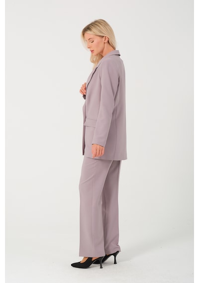 Gri Oversize Blazer Ceket Gri