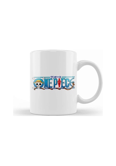 One Piece Luffy Straw Hat Pirate Sluffy 01 Kupa Bardak Porselen Karışık