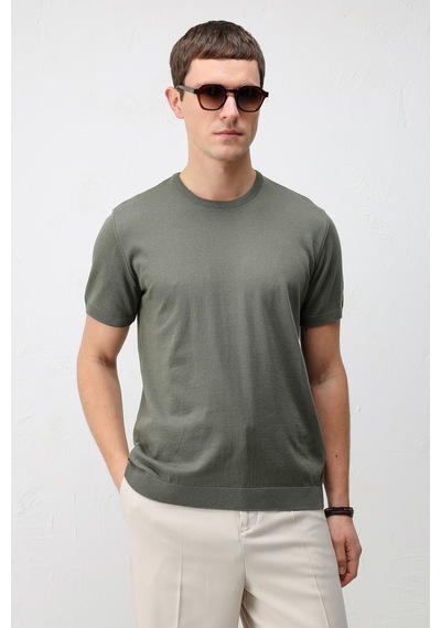 Antioch Comfort Slim Triko T-shirt Haki
