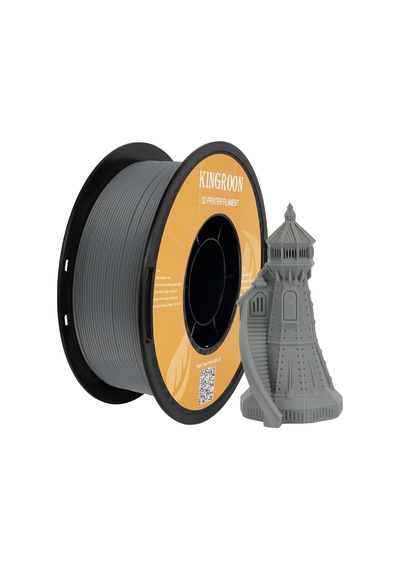 Kingroon Rapid Pla Filament - Grey - 1.75mm - 1kg