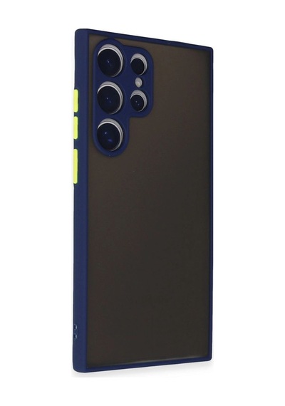 Samsung Galaxy S24 Ultra Kılıf Montreal Silikon Kapak - Lacivert