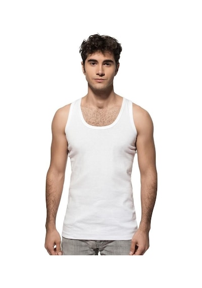 Özkan Underwear 6 Lı Paket Özkan Erkek Pamuklu Ribana Atlet 0113