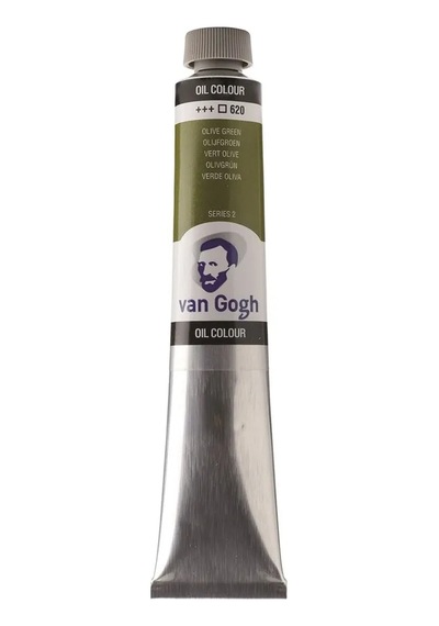 Talens Van Gogh Yağlı Boya 200 Ml 620 Permanent Olive Green Karışık, Çok Renkli