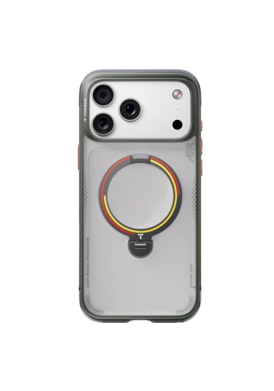 Torras Apple iPhone 17 Pro / 18 Pro Uyumlu Ostand Q3 Air World Cup Serisi Magsafe Kılıf Gri