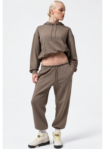 Nike Air Jordan Crossover Dri-fit Loose Fit Womens Sweatshirt Kapüşonlu Bol Kesim Kadın Sweatshirt Kahverengi Nike Air Jordan Crossover Dri-fit Loose Fit Womens Sweatshirt Kapüşonlu Bol Kesim Kadın Sweatshirt Kahverengi