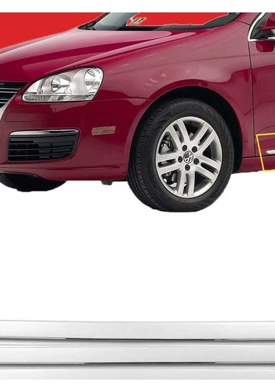 Vw Jetta 2005-2010 Modeller Arası Krom Cam Çıtası 4 Parça Paslanmaz Çelik