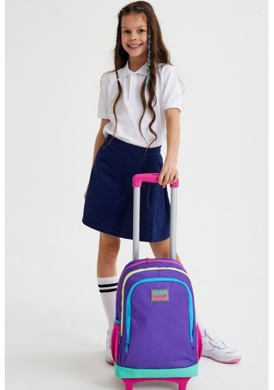 Coral High Işıklı Tekerlekli Çekçek Okul Ve Seyahat Çantası Kız Ç