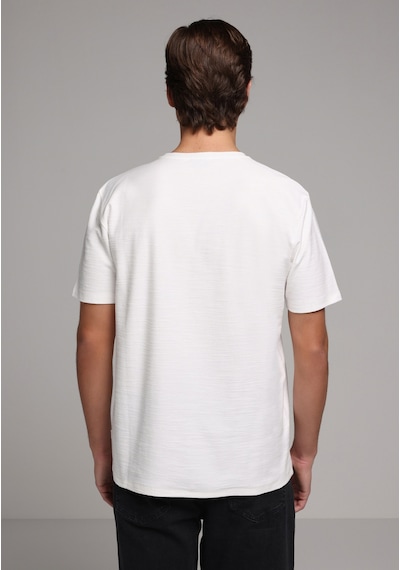 Colin's Colins Regular Fit Yuvarlak Yaka Düz Erkek Beyaz Kısa Kol Tişört Cl1080599 Q1.v2 Wht