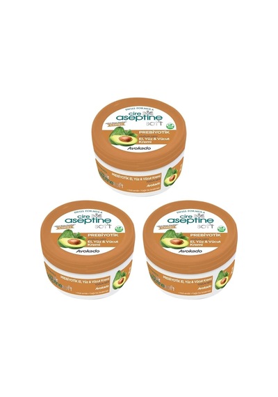 Soft Prebiyotik El, Yüz Ve Vücut Kremi 30 Ml 3 Paketi