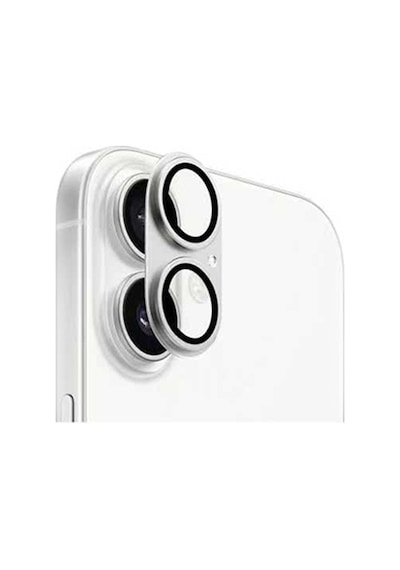 Apple Uyumlu iPhone 17 Mkst Cl-20 Kamera Lens Koruyucu - Gümüş Gümüş