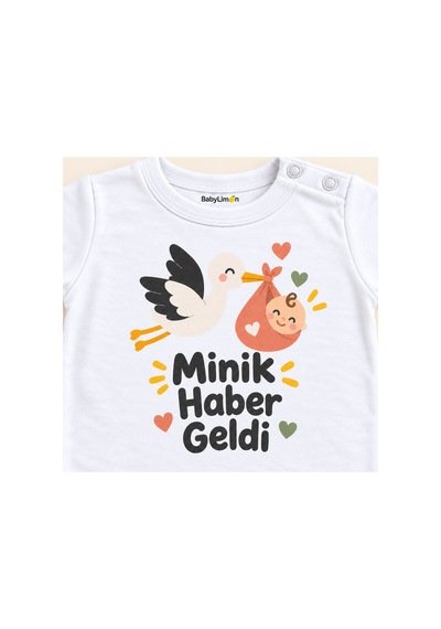 Babylimon Minik Haber Geldi Beyaz Kısa Kollu Çıtçıtlı Bebek Zıbını Beyaz - Minik Haber Geldi - 928161936 Beyaz - Minik Haber Geldi Babylimon Minik Haber Geldi Beyaz Kısa Kollu Çıtçıtlı Bebek Zıbını Beyaz - Minik Haber Geldi - 928161936 Beyaz - Minik Haber Geldi