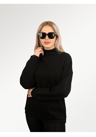 Düz Boğazlı Sweatshirt 001