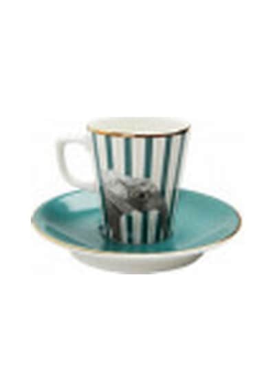 Porland Wild Life Elephant Tabaklı Kahve Fincanı 75Cc 04Alm005282