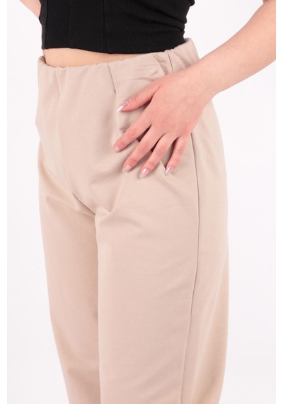 Puane 18167 Kadın Pantolon Ss 18167-66-R8857 Koyu Bej