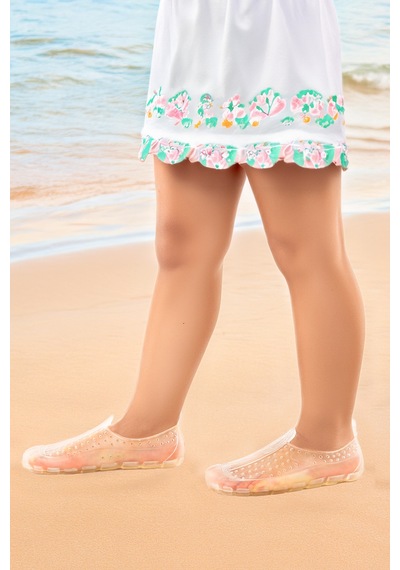 Kiko Kids Elin Günlük Deniz Havuz Kız Çocuk Plaj Ayakkabısı Pembe