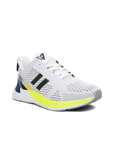 Bluefeet Axs Beyaz Sarı Triko Erkek Sneaker Spor Ayakkabı Beyaz - Sarı