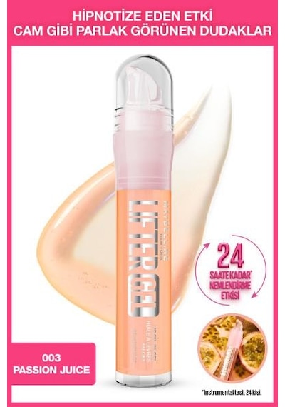 Lifter Gel Ekstra Parlak Ve Nemlendirici Dudak Parlatıcısı - 03 Passion Juice 3600531720995-11315