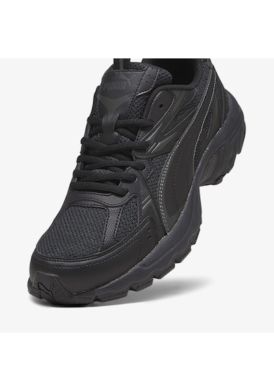 Puma Milenio Tech Unisex Siyah Spor Ayakkabı Düz 392322 Siyah