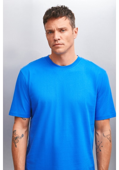 Grımelange Cultıvated Erkek 3'lü Kalın Dokulu Regular %100 Organik Pamuk Syh/byz/saks T-shirt Grımelange Cultıvated Erkek 3'lü Kalın Dokulu Regular %100 Organik Pamuk Syh/byz/saks T-shirt
