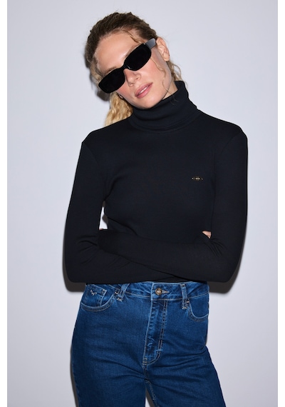 U.s. Polo Assn. Kadın Siyah Tişört 50333795-vr046