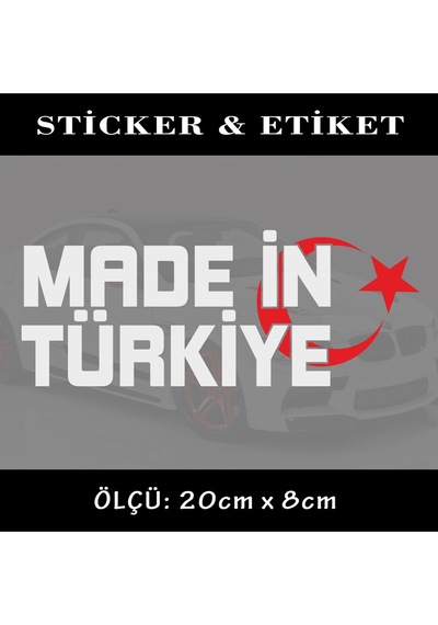 türkiye oto sticker ön arka cam yazısı - tuning modifiye etiket