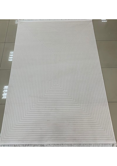 Padişah Halı Safir 74774 060 Serisi Akrilik Salon Oturma Yatak Odası Halısı Krem