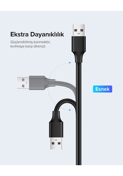 Ugreen Usb Uzatma Kablosu, 1 Metre, 10314 -