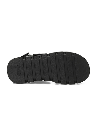 Polaris 325583.z 5fx Siyah Kadın Dolgu Topuk Sandalet 000000000101985624 Siyah