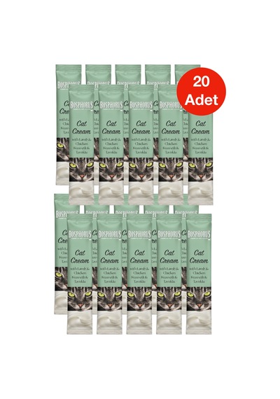 Kuzu Etli Ve Tavuklu Kedi Kreması 15 G X 20 Adet
