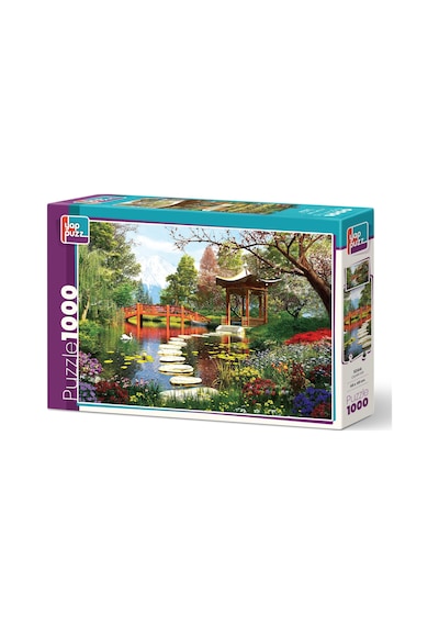 Yappuzz Çiçekli Göl 1000 Parça Puzzle