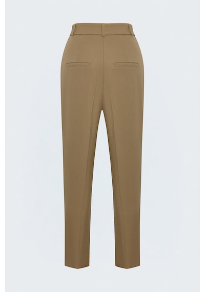 Sateen Klasik Pantolon - Camel-137853