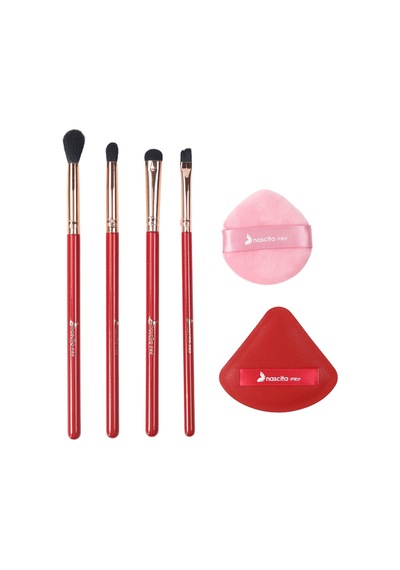 Nascita 4'l Makyaj Fırçası Ve Puf Seti 2'li Nasbrushset164