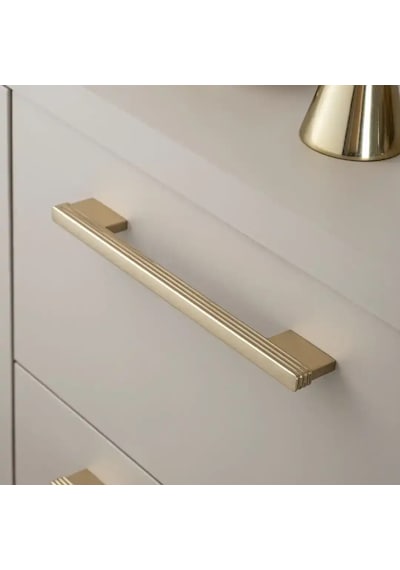 System Mobilya Kulbu Altın Renk 192mm Kulp Sy9290 0192 Gl Çok Renkli