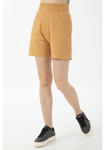 Maraton Sportswear Regular Kadın Basic Koyu Bej Şort 20850-koyu Bej Koyu Bej