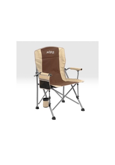 Katlanabilir Kamp Sandalyesi - Argeus Rustic - Kahve/kum - 140kg Taşıma Kapasitesi Çok Renkli