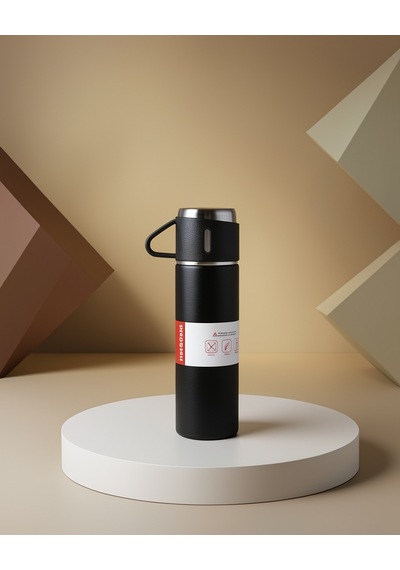 304 Çelik Termos Seti 500 Ml 2 Bardaklı Diğer