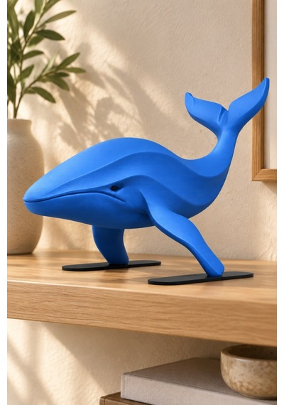 Balina Figürlü Dekoratif Biblo - 22cm Büyük Boy 21628286