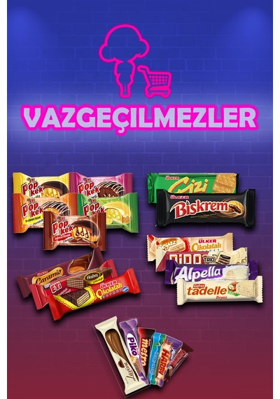 Ülker Vazgeçilmeyen Lezzetler 20 Parça + Tohumlu Kalem