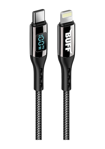 Buff Bl73 27w Type-c To Lightning 1.2m 3a Pd Dijital Ekranlı Da